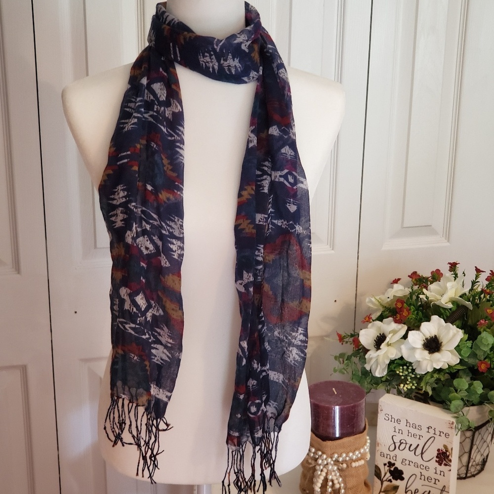 Boho Tasseled Scarf